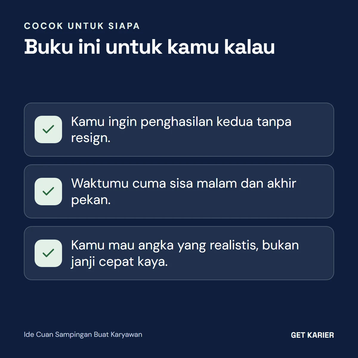 Ide Cuan Sampingan Buat Karyawan cocok untuk yang ingin penghasilan kedua tanpa resign, cuma punya waktu malam dan akhir pekan, dan mau angka realistis.