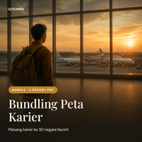 Bundling Peta Karier (Asia & Australia + Eropa & UK + Timur Tengah)